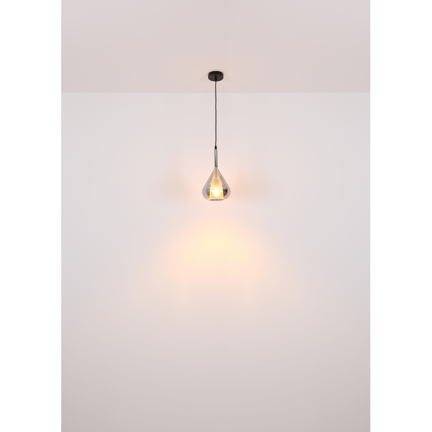 Globo - Пендел 1xE27/60W/230V Ø 20 см черен