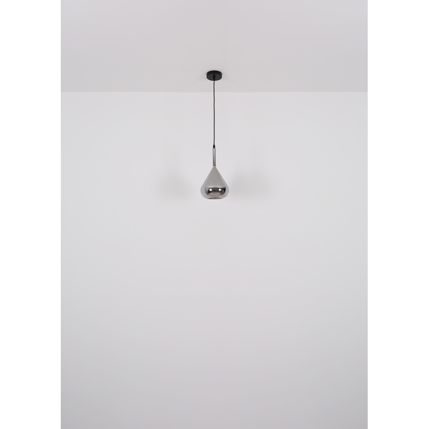 Globo - Пендел 1xE27/60W/230V Ø 20 см черен