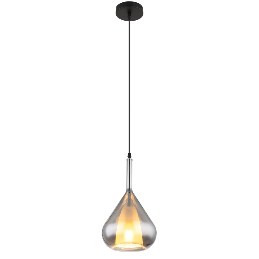 Globo - Пендел 1xE27/60W/230V Ø 20 см черен