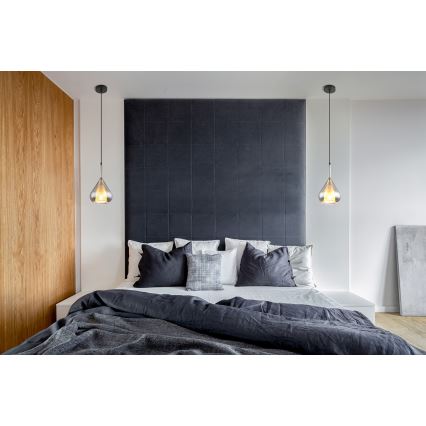 Globo - Пендел 1xE27/60W/230V Ø 20 см черен