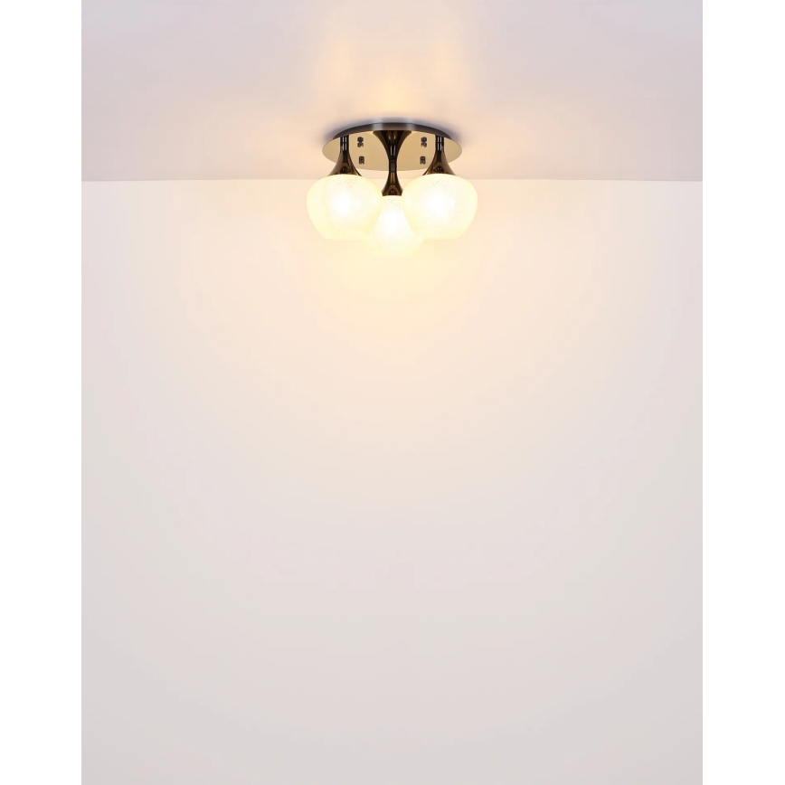 Globo - Полилей за повърхностен монтаж 3xE27/40W/230V антрацит