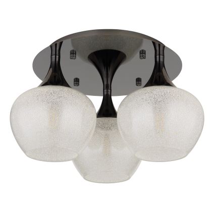 Globo - Полилей за повърхностен монтаж 3xE27/40W/230V антрацит