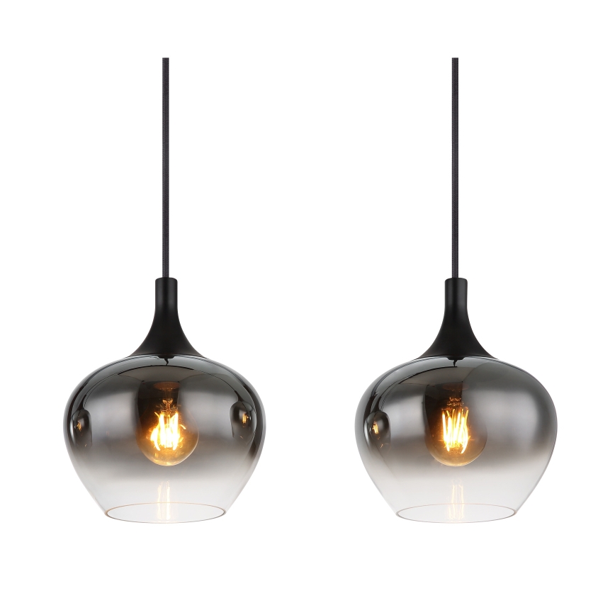 Globo - Полилей на кабел, 4xE27/40W/230V, черен