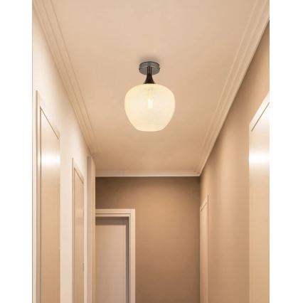 Globo - Плафон 1xE27/40W/230V бял/антрацит