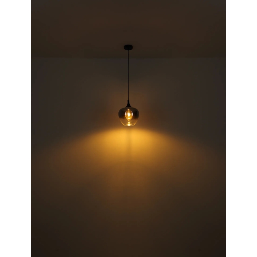 Globo - Пендел 1xE27/40W/230V Ø 24 см черен
