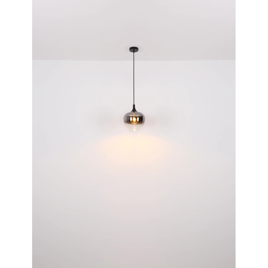 Globo - Пендел 1xE27/40W/230V Ø 24 см черен