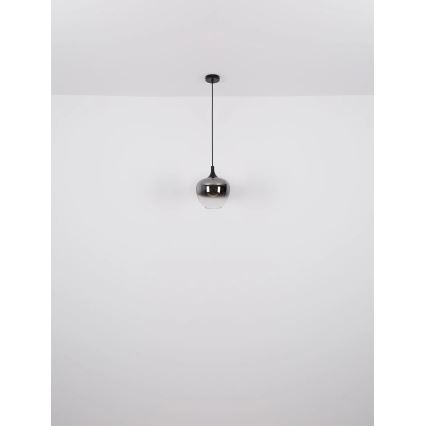 Globo - Пендел 1xE27/40W/230V Ø 24 см черен