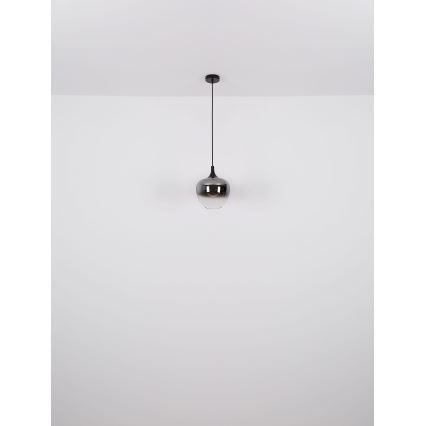 Globo - Пендел 1xE27/60W/230V Ø 29 см черен