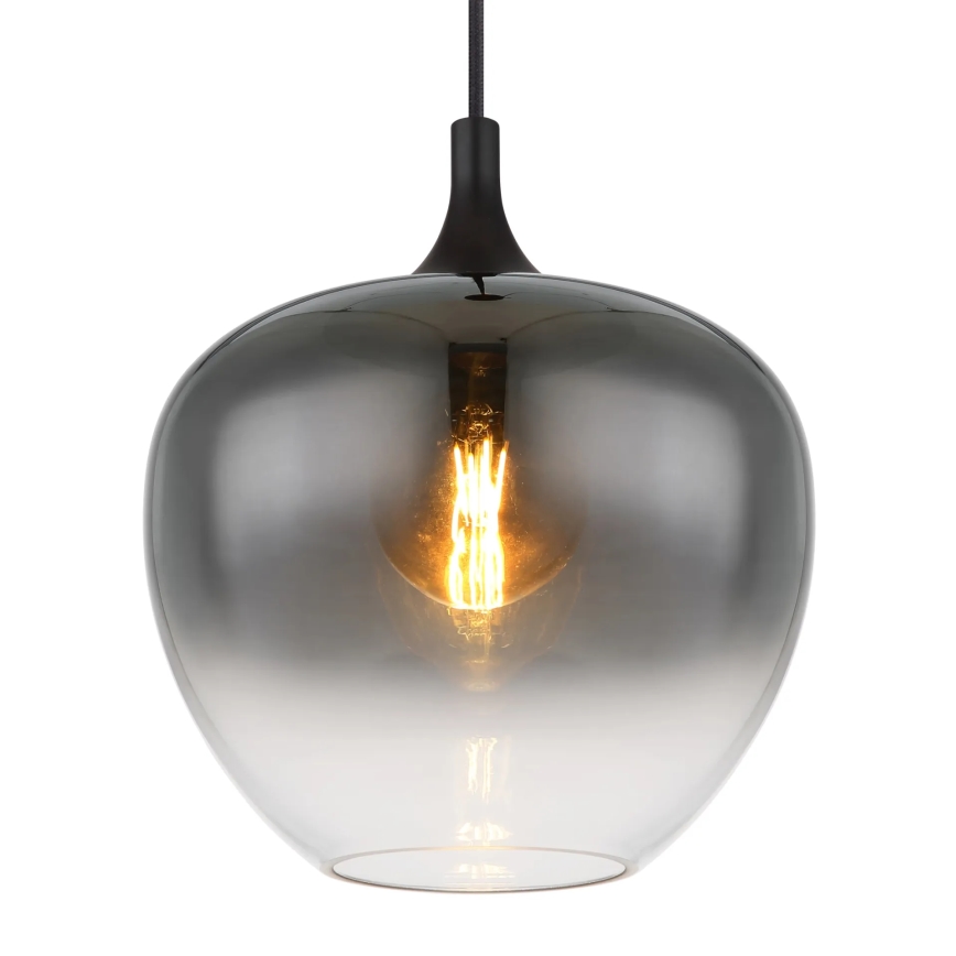 Globo - Пендел 1xE27/60W/230V Ø 29 см черен
