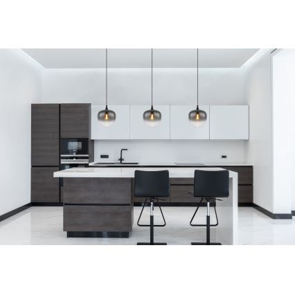 Globo - Пендел 1xE27/60W/230V Ø 29 см черен