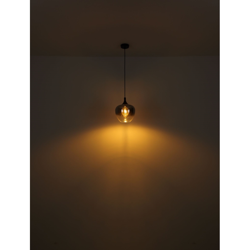 Globo - Пендел 1xE27/60W/230V Ø 29 см черен