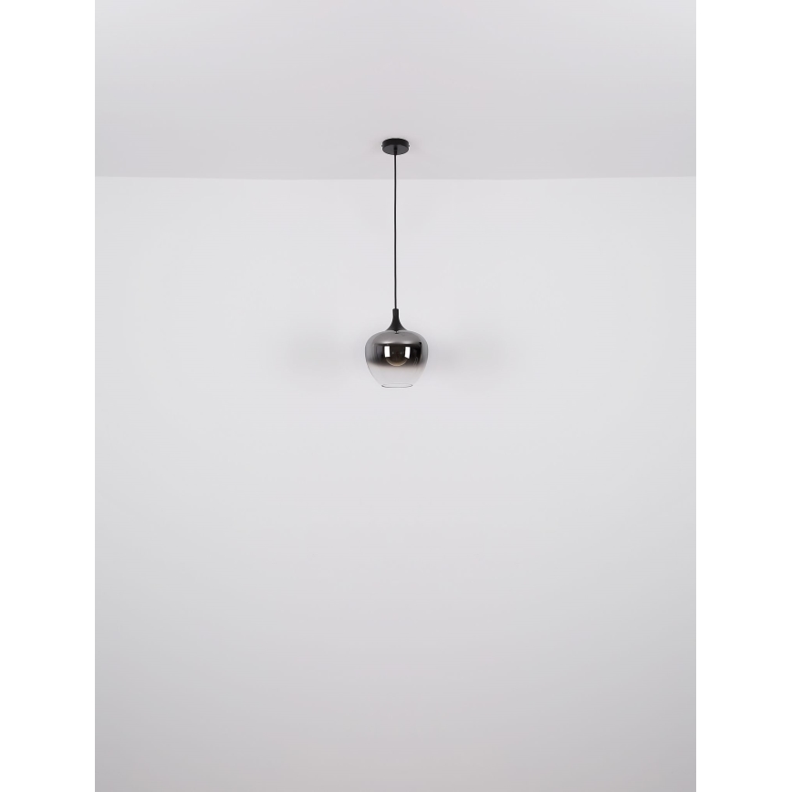 Globo - Пендел 1xE27/60W/230V Ø 29 см черен