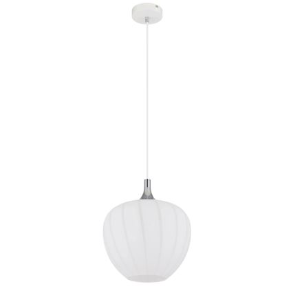 Globo - Пендел 1xE27/60W/230V Ø 29 см бял