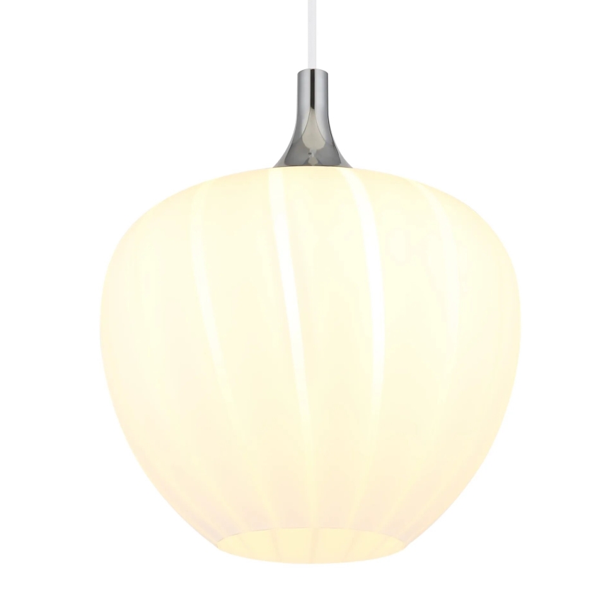 Globo - Пендел 1xE27/60W/230V Ø 29 см бял