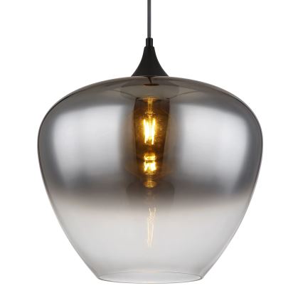 Globo - Пендел 1xE27/60W/230V Ø 40 см черен