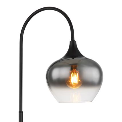 Globo - Лампион 1xE27/40W/230V черен/опушен