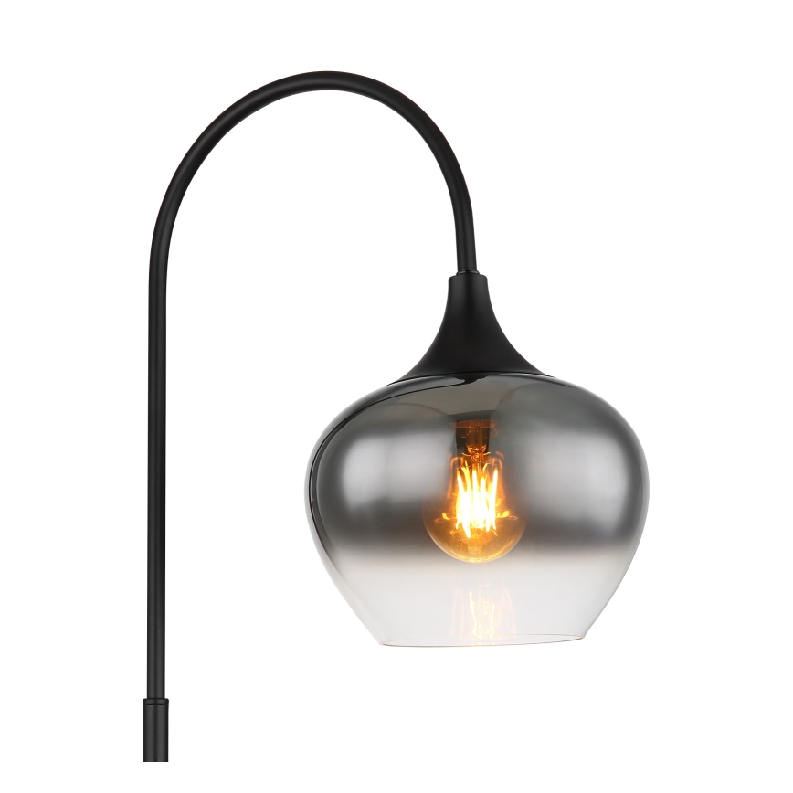 Globo - Лампион 1xE27/40W/230V черен/опушен