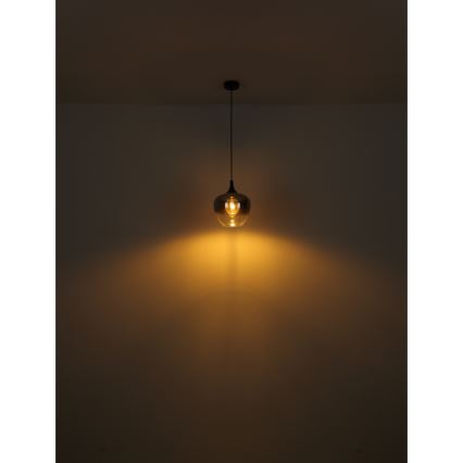 Globo - Лампион 1xE27/40W/230V черен/опушен