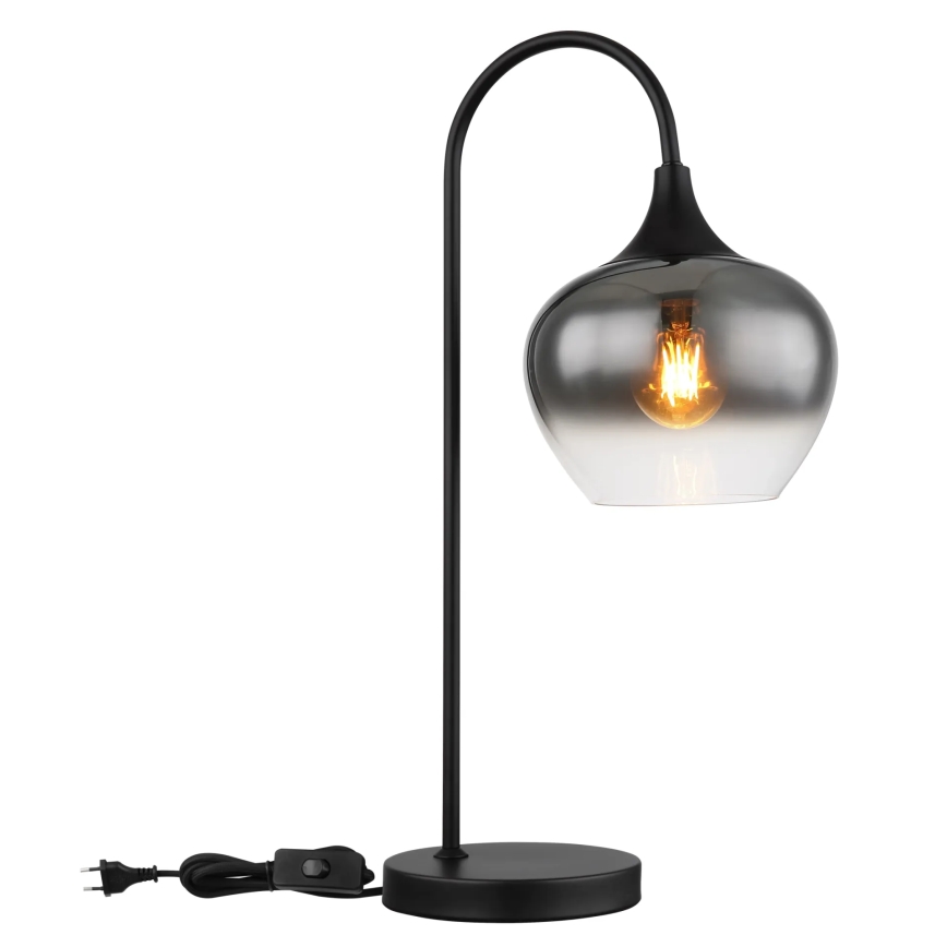 Globo - Настолна лампа 1xE27/40W/230V черен