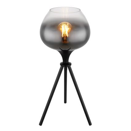 Globo - Настолна лампа 1xE27/40W/230V черна