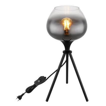 Globo - Настолна лампа 1xE27/40W/230V черна