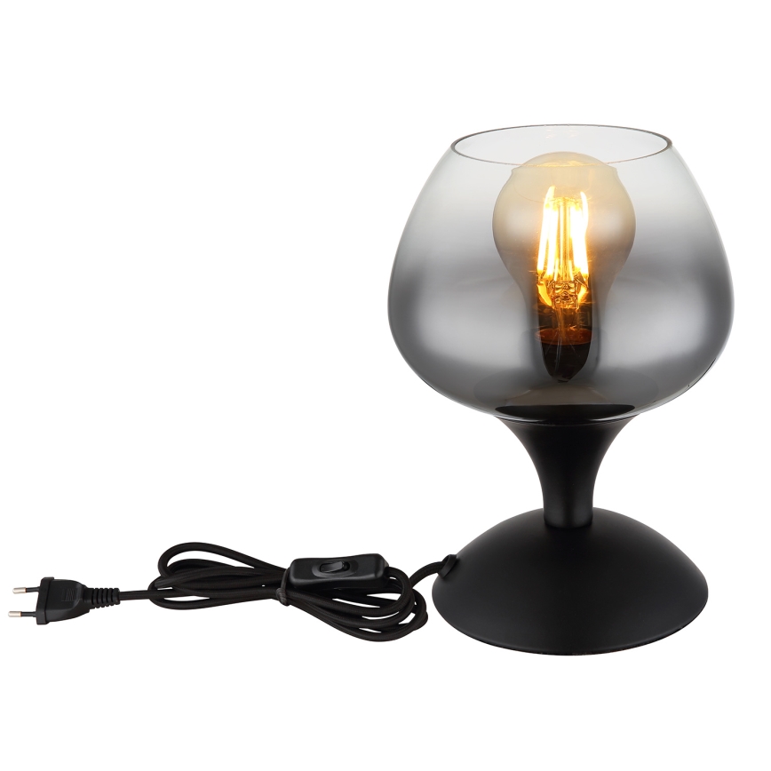 Globo - Настолна лампа 1xE27/40W/230V черен