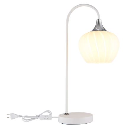 Globo - Настолна лампа 1xE27/40W/230V бял