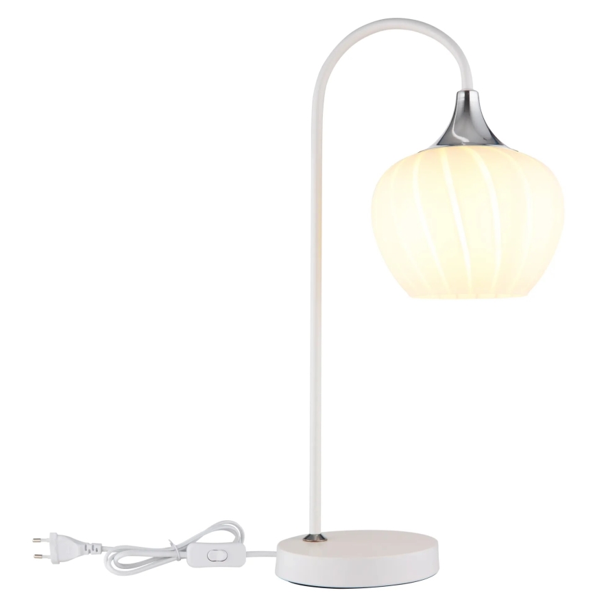 Globo - Настолна лампа 1xE27/40W/230V бял