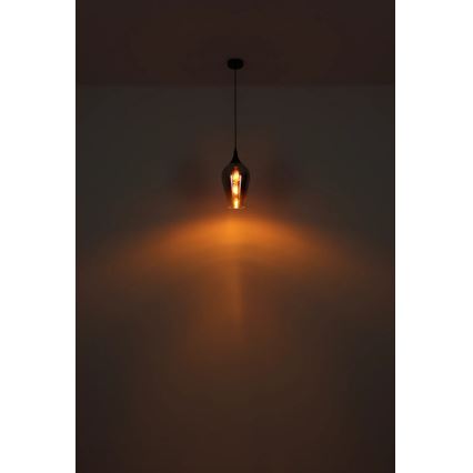 Globo - Пендел 1xE27/60W/230V Ø 18 см черен