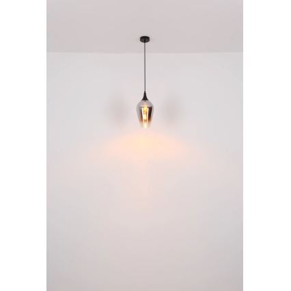 Globo - Пендел 1xE27/60W/230V Ø 18 см черен