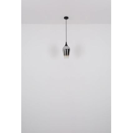 Globo - Пендел 1xE27/60W/230V Ø 18 см черен