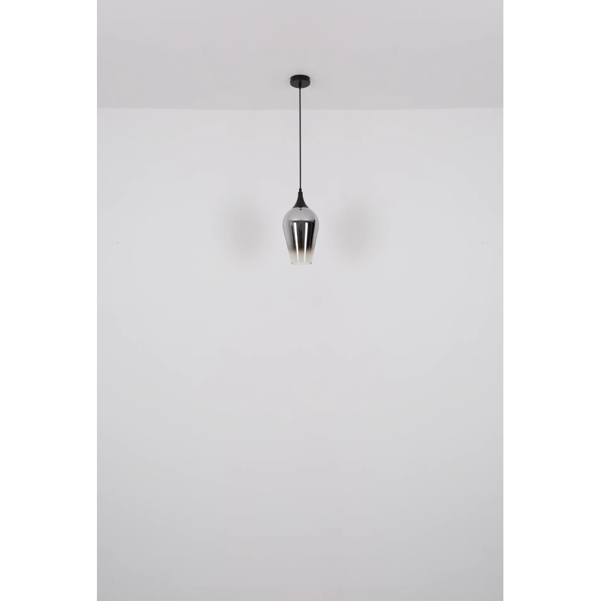 Globo - Пендел 1xE27/60W/230V Ø 18 см черен