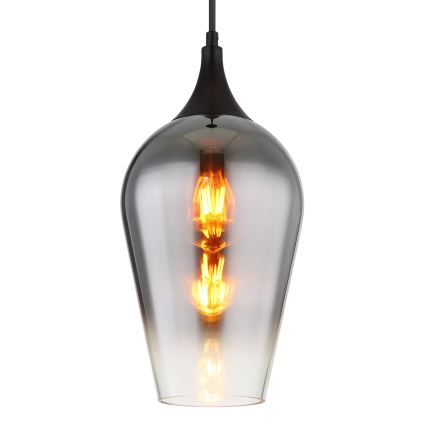 Globo - Пендел 1xE27/60W/230V Ø 18 см черен