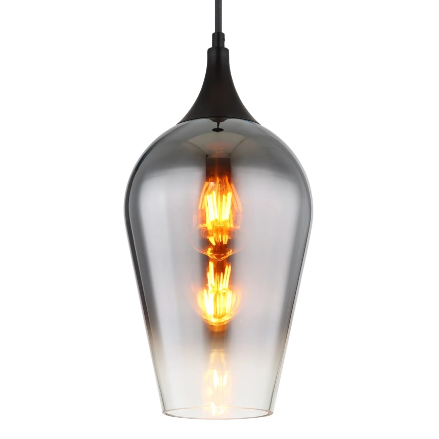 Globo - Пендел 1xE27/60W/230V Ø 18 см черен