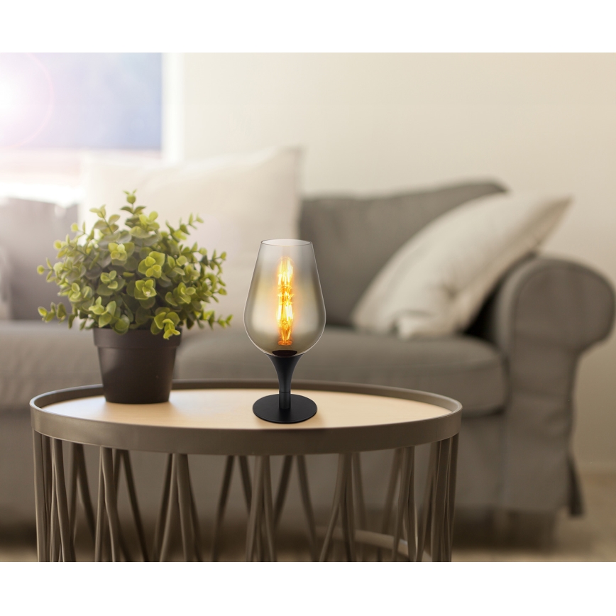 Globo - Настолна лампа 1xE27/40W/230V Ø 15 см златист