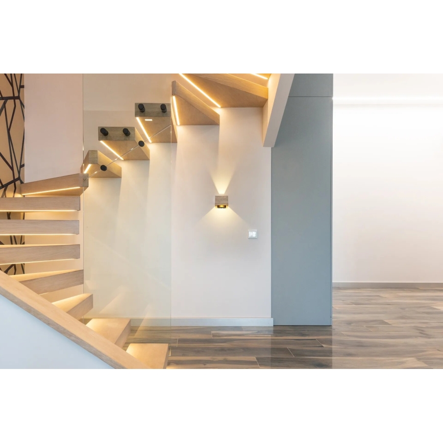 Globo - LED аплик LED/8W/230V кафяв