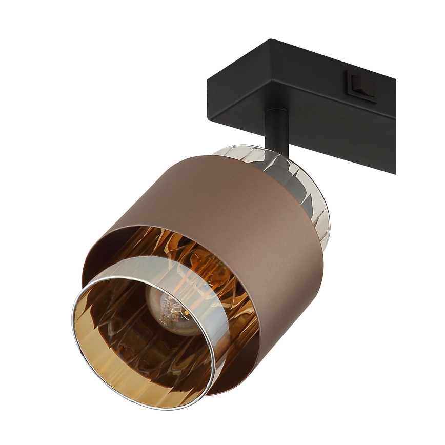 Globo - Точково осветително тяло 2xE27/40W/230V черно/бронзово