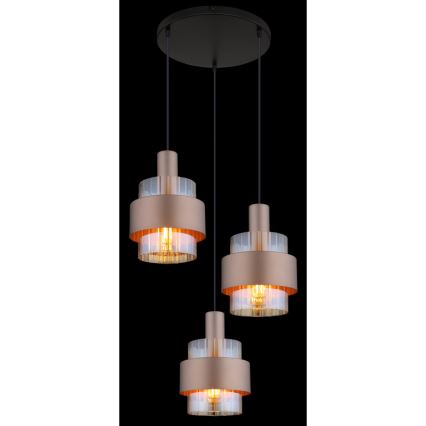 Globo - Пендел 3xE27/60W/230V Ø 45 см