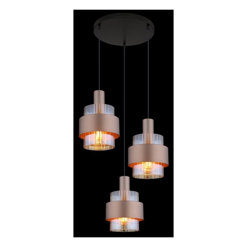 Globo - Пендел 3xE27/60W/230V Ø 45 см