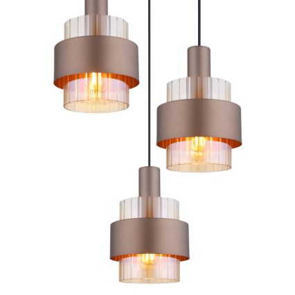 Globo - Полилей на кабел 3xE27/60W/230V