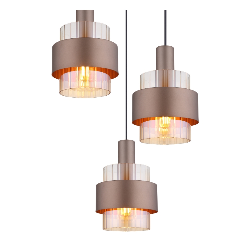 Globo - Полилей на кабел 3xE27/60W/230V