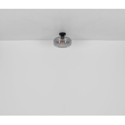 Globo - Полилей за повърхностен монтаж 1xE27/40W/230V Ø 28 см сив