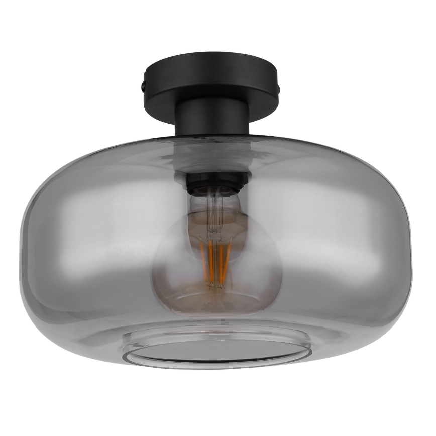 Globo - Полилей за повърхностен монтаж 1xE27/40W/230V Ø 28 см сив