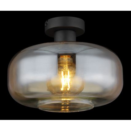 Globo - Полилей за повърхностен монтаж 1xE27/40W/230V Ø 28 см прозрачен