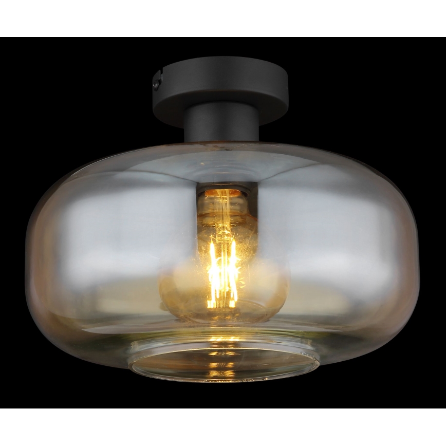 Globo - Полилей за повърхностен монтаж 1xE27/40W/230V Ø 28 см прозрачен