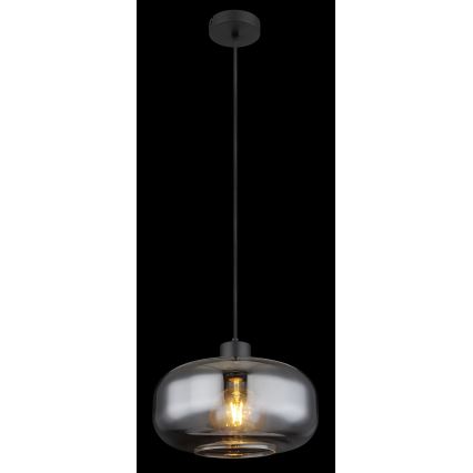 Globo - Пендел 1xE27/40W/230V Ø 28 см сив