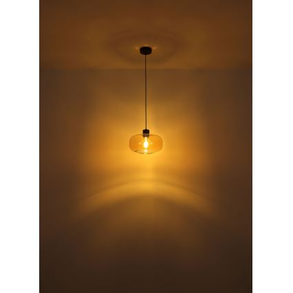 Globo - Пендел 1xE27/40W/230V Ø 28 см прозрачен