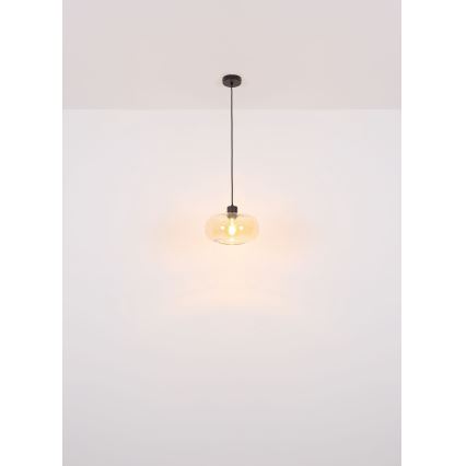 Globo - Пендел 1xE27/40W/230V Ø 28 см прозрачен