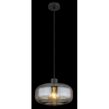 Globo - Пендел 1xE27/40W/230V Ø 28 см прозрачен