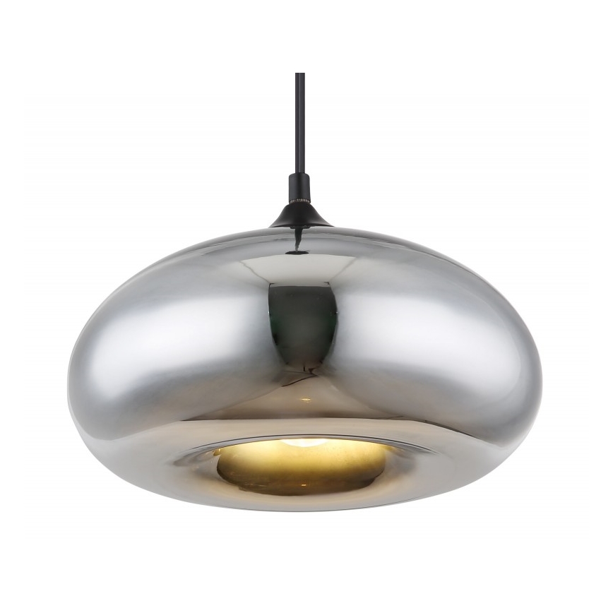 Globo - Висящ полилей 1xE27/60W/230V лъскав хром